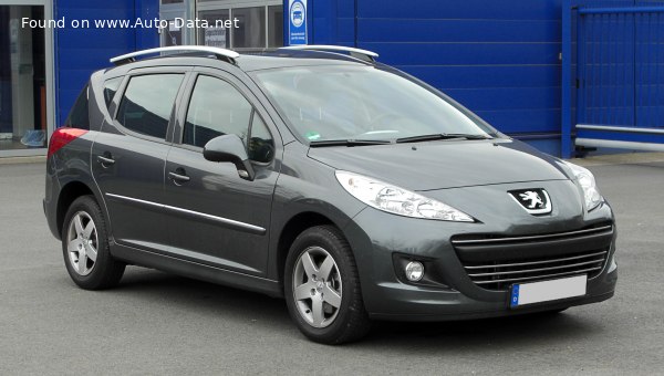 Full specifications and technical details 2009 Peugeot 207 SW (facelift 2009) 1.4 (73 Hp)