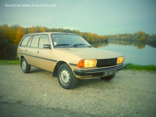 Full specifications and technical details 1980 Peugeot 305 I Break (581D) 1.3 (60 Hp)