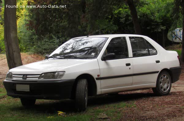 Full specifications and technical details 1994 Peugeot 306 Sedan (7B) 1.8 ST (101 Hp)