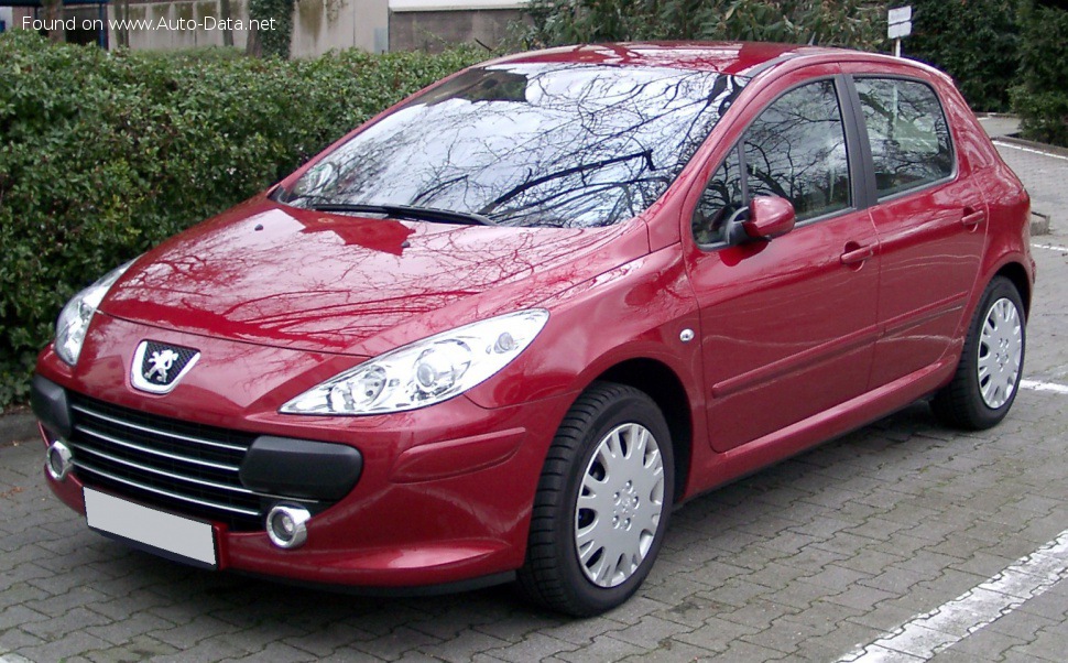 المواصفات والتفاصيل التقنية الكاملة 2005 Peugeot 307 (facelift 2005) 2.0 HDi (136 Hp)