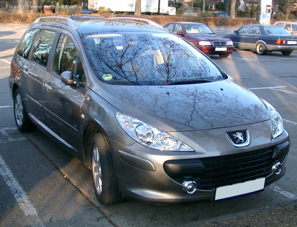 المواصفات والتفاصيل التقنية الكاملة 2005 Peugeot 307 Station Wagon (facelift 2005) 1.6 (109 Hp)