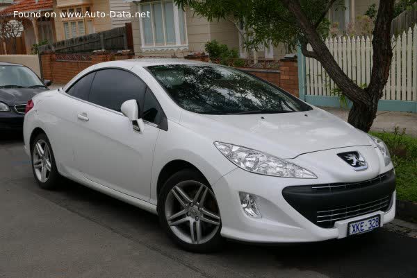 Spécifications complètes et détails techniques 2010 Peugeot 308 CC I (Phase I, 2008) 1.6 e-HDI (110 Hp) FAP