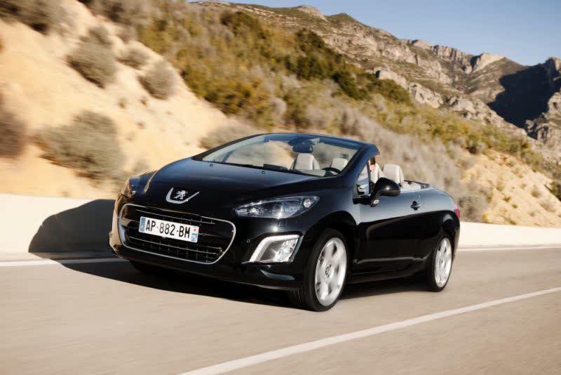 Vollständige Spezifikationen und technische Details 2012 Peugeot 308 CC I (Phase II, 2011) 2.0 HDi (160 Hp)
