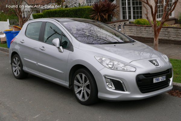 Full specifications and technical details 2011 Peugeot 308 I (Phase II, 2011) 1.6 THP (156 Hp) Automatic