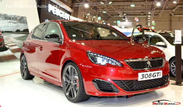 المواصفات والتفاصيل التقنية الكاملة 2015 Peugeot 308 II (Phase I, 2013) GTi 1.6 THP (270 Hp)