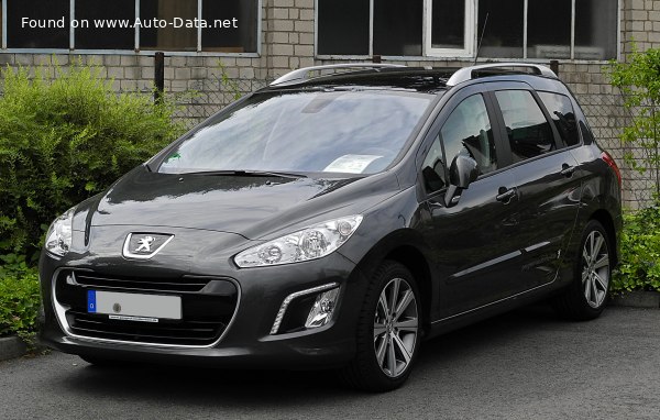 المواصفات والتفاصيل التقنية الكاملة 2011 Peugeot 308 SW I (Phase II, 2011) 1.6 VTi (120 Hp)