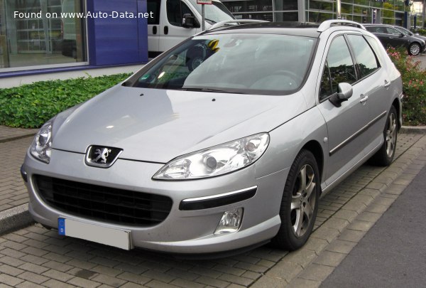 Full specifications and technical details 2006 Peugeot 407 SW 2.2 HDI (170 Hp)