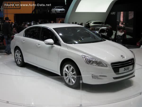 Full specifications and technical details 2012 Peugeot 508 I (Phase I, 2010) 1.6 e-HDI (115 Hp) FAP