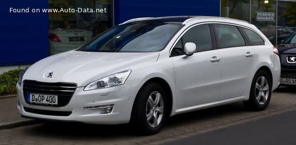 Vollständige Spezifikationen und technische Details 2010 Peugeot 508 I SW (Phase I, 2010) 2.0 HDI (163 Hp) FAP Automatic