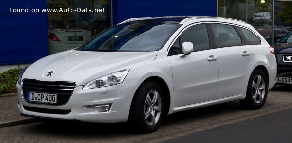 Full specifications and technical details 2010 Peugeot 508 I SW (Phase I, 2010) 2.2 HDI (204 Hp) FAP Automatic