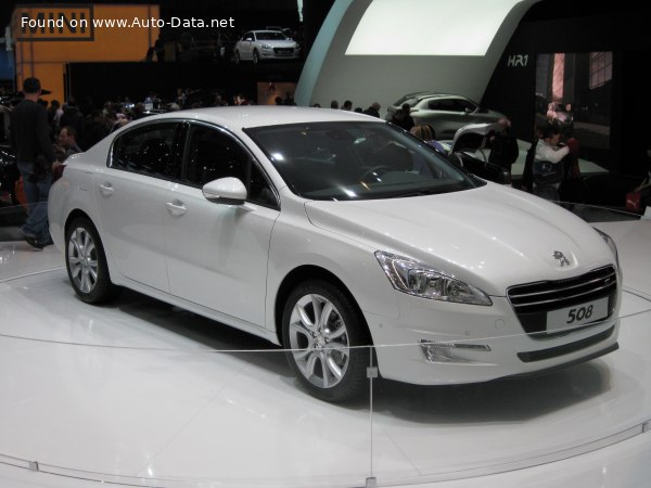 Full specifications and technical details 2010 Peugeot 508 I (Phase I, 2010) 2.0 HDI (163 Hp) FAP Automatic