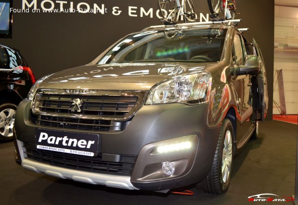 المواصفات والتفاصيل التقنية الكاملة 2017 Peugeot Partner II Tepee (Phase III, 2015) 22.5 kWh (67 Hp) Electric