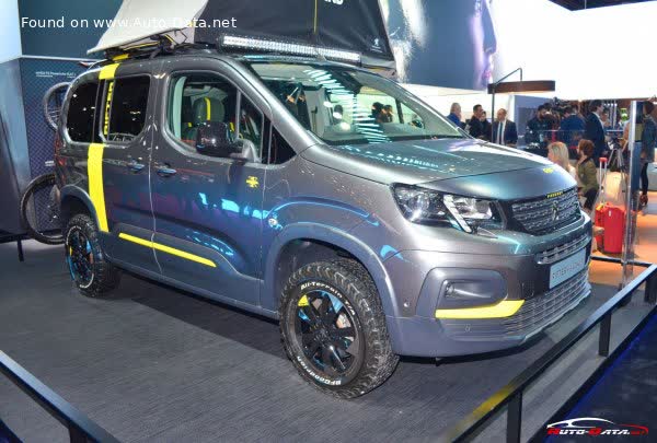 Vollständige Spezifikationen und technische Details 2018 Peugeot Rifter 4x4 Concept 1.5 diesel (131 Hp) 4x4