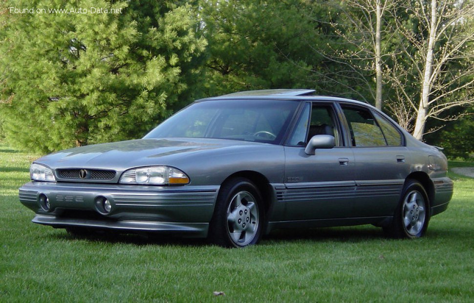 Full specifications and technical details 1991 Pontiac Bonneville II 3.8 i V6 SSEi (208 Hp)