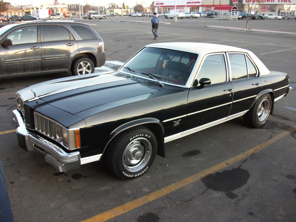 Full specifications and technical details 1979 Pontiac Phoenix 2.8 (116 Hp)