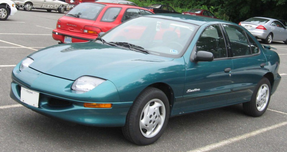 Full specifications and technical details 1996 Pontiac Sunfire Sedan 2.4 i 16V (152 Hp)