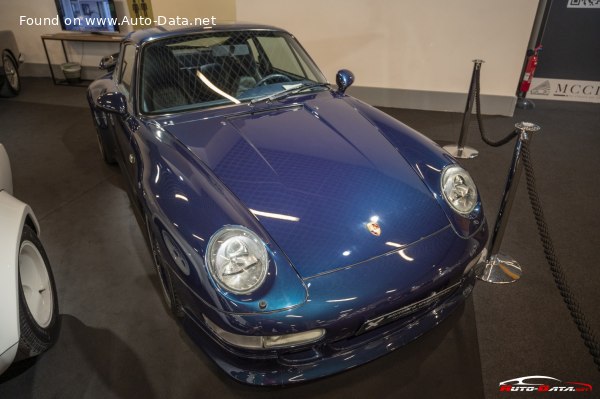 المواصفات والتفاصيل التقنية الكاملة 1995 Porsche 911 (993) Turbo 3.6 (408 Hp)