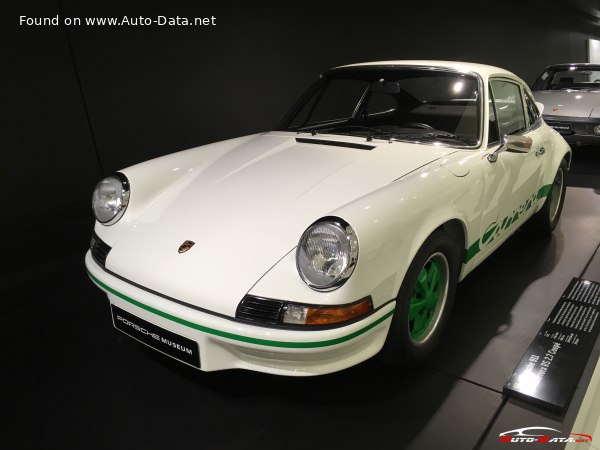 Full specifications and technical details 1972 Porsche 911 Coupe (F) Carrera RS 2.7 (210 Hp)