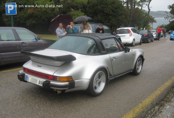 Full specifications and technical details 1987 Porsche 911 Targa (Type 930) 3.3 Turbo (300 Hp)