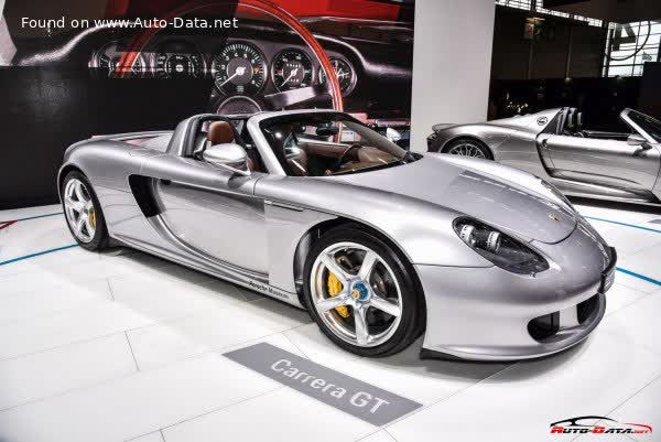 Full specifications and technical details 2003 Porsche Carrera GT 5.7 i V10 40V (612 Hp)