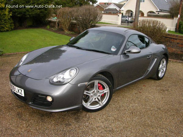 Vollständige Spezifikationen und technische Details 2009 Porsche Cayman (987c, facelift 2009) S 3.4 (320 Hp)