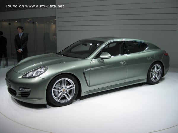 Full specifications and technical details 2009 Porsche Panamera (G1) S 4.8 V8 (400 Hp) PDK