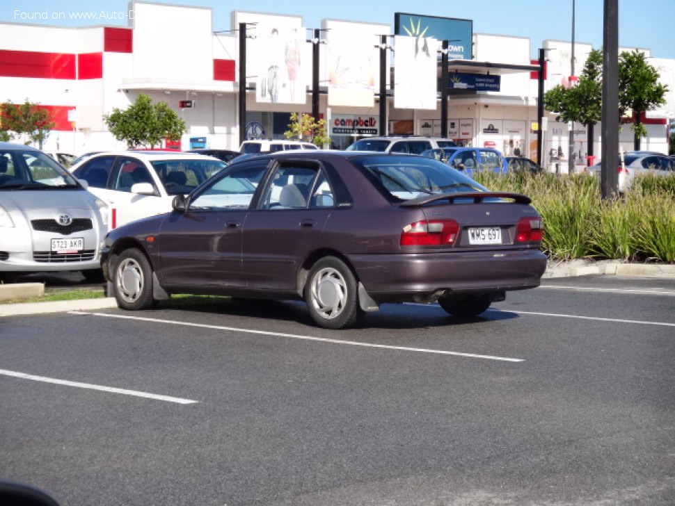 Full specifications and technical details 1993 Proton Persona I Hatchback 1.6 i 16V (416 GLi) (95 Hp)