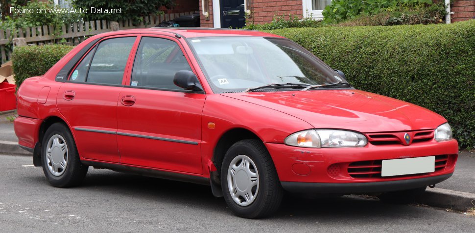 المواصفات والتفاصيل التقنية الكاملة 1993 Proton Persona I 1.6 i (416 GLXi) (95 Hp)