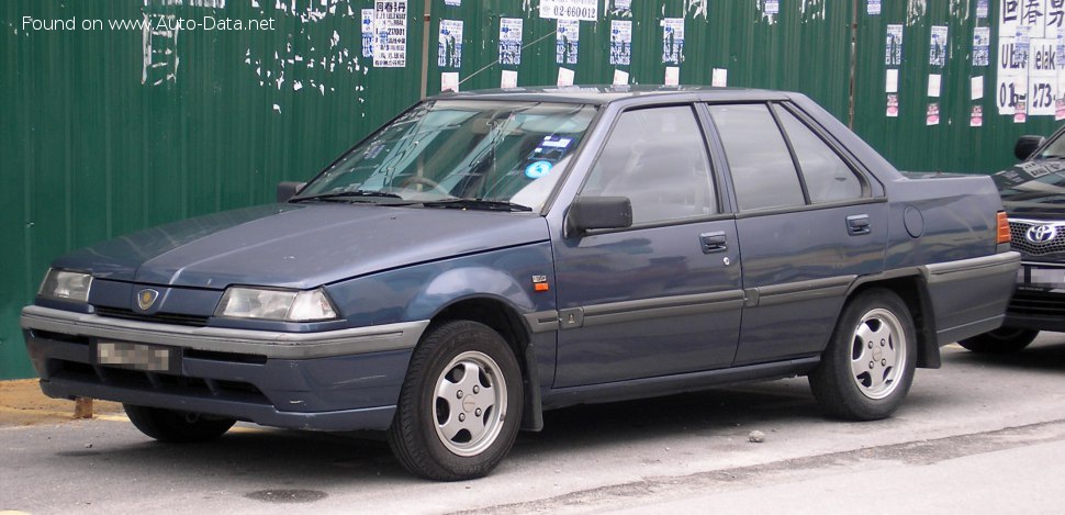 Full specifications and technical details 1992 Proton Saga Iswara 1.5i (90 Hp) Automatic