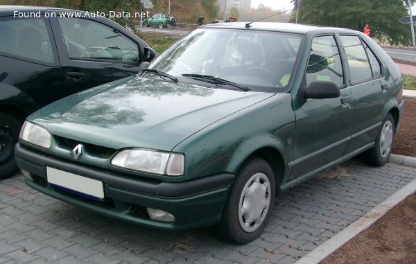 المواصفات والتفاصيل التقنية الكاملة 1992 Renault 19 (B/C53) (facelift 1992) 1.8 i s (90 Hp)