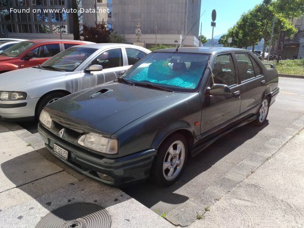 Full specifications and technical details 1992 Renault 19 Chamade (L53) (facelift 1992) 1.4 i (80 Hp) Automatic