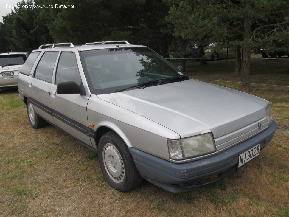 Vollständige Spezifikationen und technische Details 1989 Renault 21 Combi (K48) 2.0 i (120 Hp)