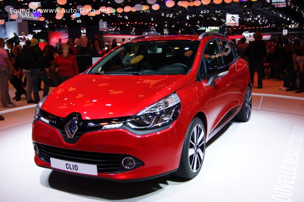 Full specifications and technical details 2013 Renault Clio IV Grandtour (Phase I) 1.2 TCe (120 Hp) EDC GT