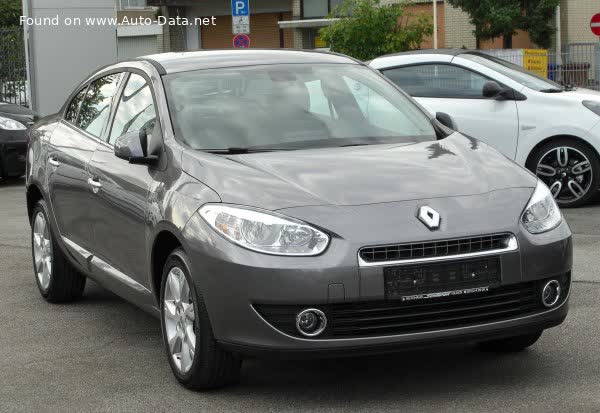 Full specifications and technical details 2009 Renault Fluence 1.6 16V (110 Hp)