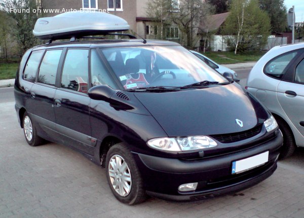 المواصفات والتفاصيل التقنية الكاملة 2000 Renault Grand Espace III (JE, Phase II, 2000) 2.0i 16V (140 Hp)