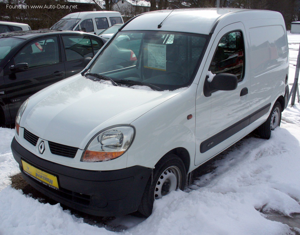 المواصفات والتفاصيل التقنية الكاملة 2003 Renault Kangoo I Express (FC, facelift 2003) 1.9 dTi (80 Hp)