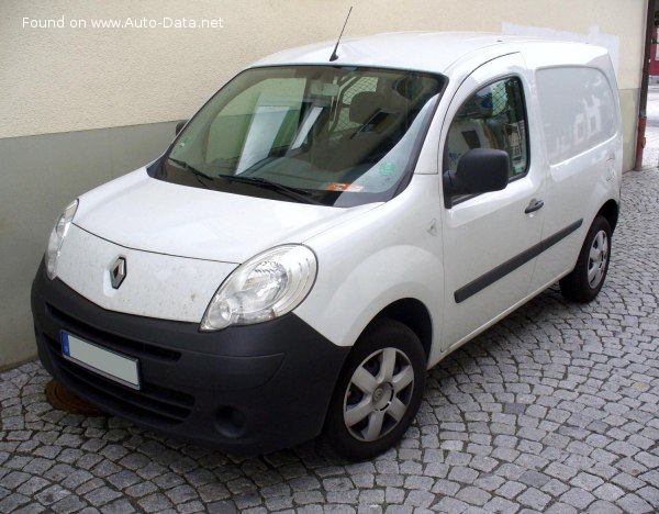 Full specifications and technical details 2010 Renault Kangoo II Express 1.5 dCi (75 Hp) FAP