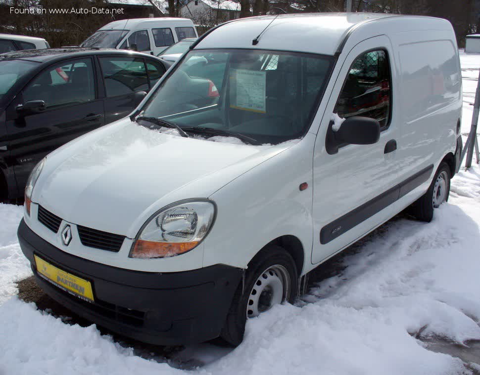 Vollständige Spezifikationen und technische Details 2003 Renault Kangoo I Express (FC, facelift 2003) 1.9 dTi (80 Hp)