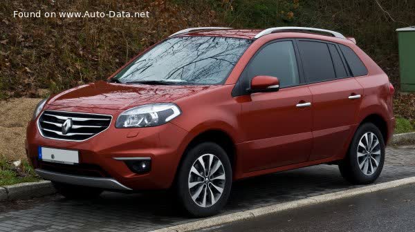 Full specifications and technical details 2011 Renault Koleos (Phase II) 2.0 (150 Hp) 4x4