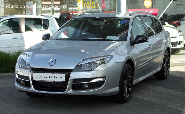 المواصفات والتفاصيل التقنية الكاملة 2010 Renault Laguna III Grandtour (Phase II) 1.5 dCi (110 Hp)