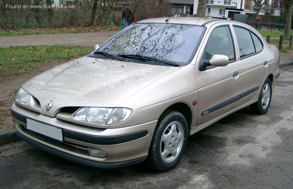 المواصفات والتفاصيل التقنية الكاملة 1998 Renault Megane I Classic (LA) 2.0i (109 Hp) Automatic