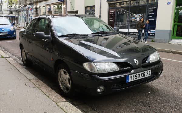 المواصفات والتفاصيل التقنية الكاملة 1996 Renault Megane I Coach (DA) 2.0i 16V (147 Hp)