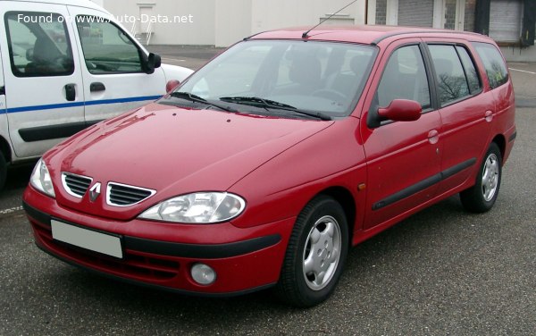 المواصفات والتفاصيل التقنية الكاملة 1999 Renault Megane I Grandtour (Phase II, 1999) 1.4 e (75 Hp)