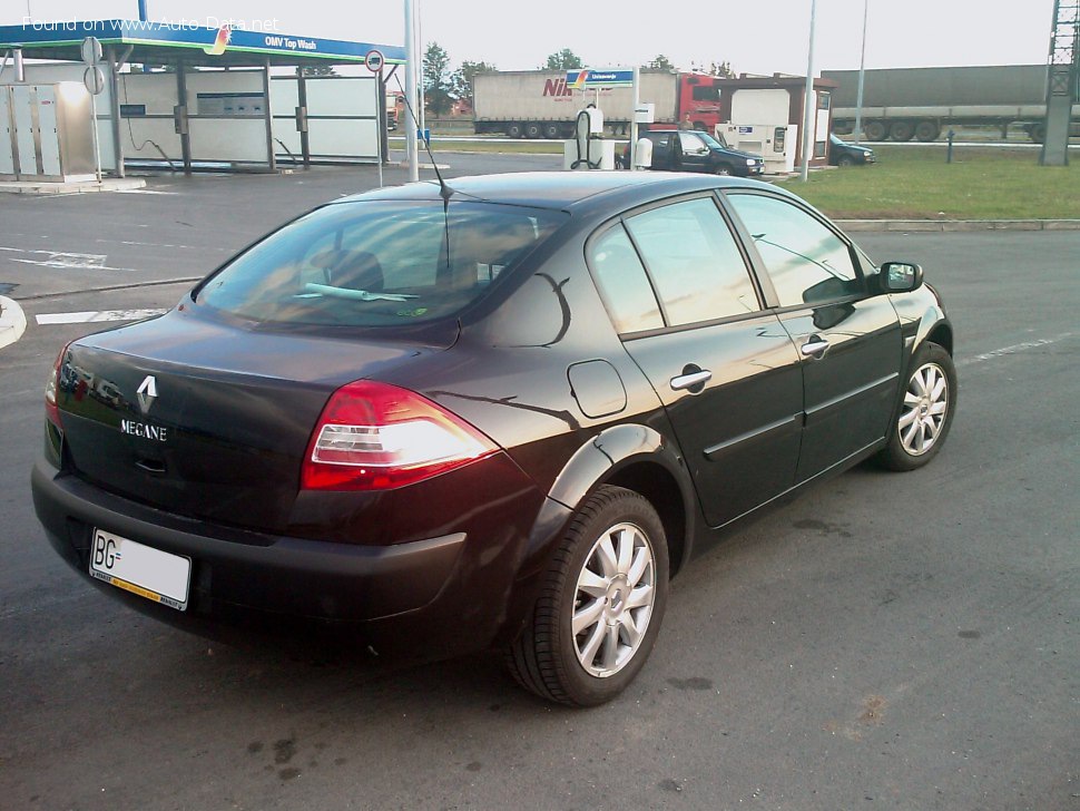 المواصفات والتفاصيل التقنية الكاملة 2006 Renault Megane II Classic (Phase II, 2006) 1.9 dCi (130 Hp) FAP Automatic