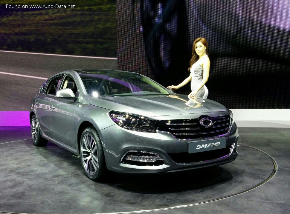 Full specifications and technical details 2014 Renault Samsung SM7 II (L47) (facelift 2014) 3.5i V6 (258 Hp) Automatic