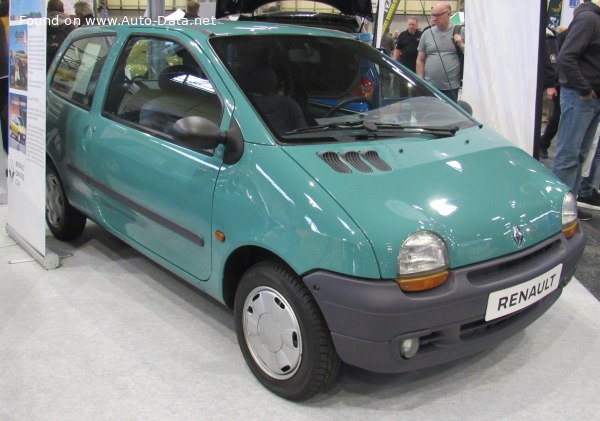 Full specifications and technical details 2001 Renault Twingo I 1.2i 16V (75 Hp) Automatic