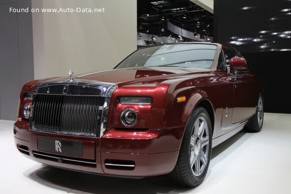 المواصفات والتفاصيل التقنية الكاملة 2008 Rolls-Royce Phantom Coupe 6.75 i V12 (460 Hp) Automatic
