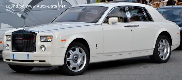 Spécifications complètes et détails techniques 2003 Rolls-Royce Phantom VII 6.75 i V12 48V (460 Hp)