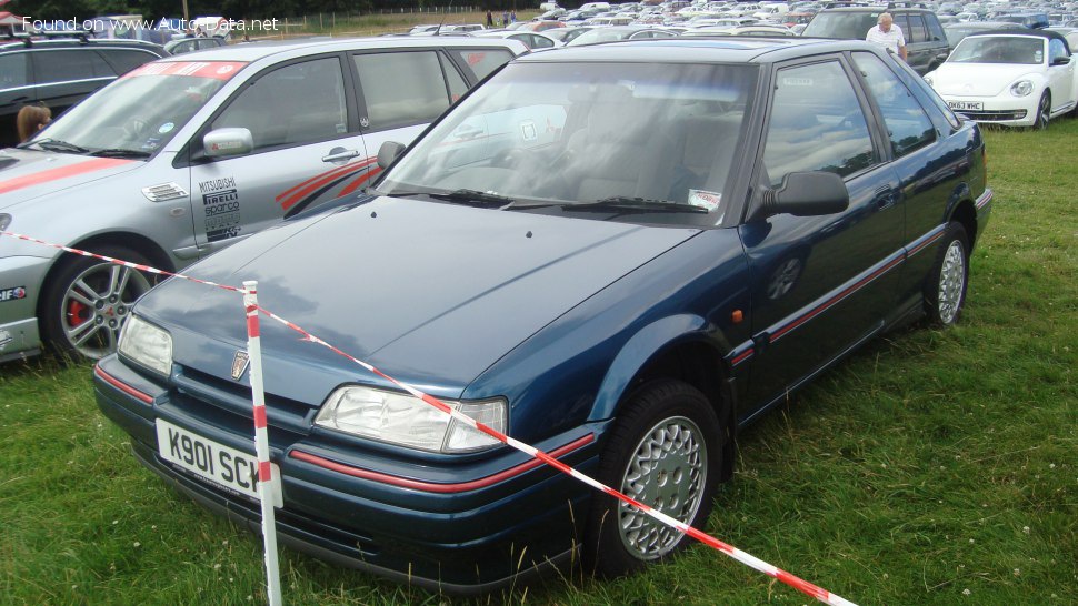 Full specifications and technical details 1991 Rover 200 (XW) 220 GTi (140 Hp)