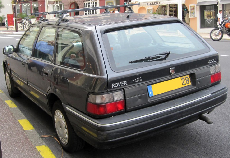 المواصفات والتفاصيل التقنية الكاملة 1993 Rover 400 Tourer (XW) 418 TD (88 Hp)